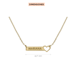 Dije con cadena Merly