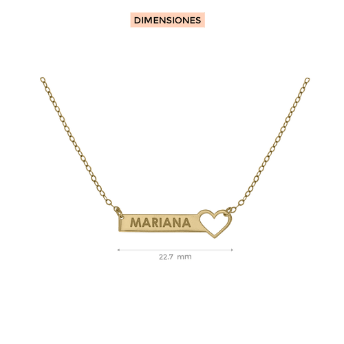 Dije con cadena Merly