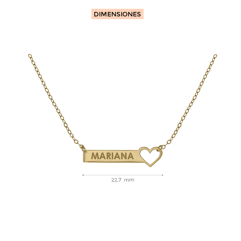 Dije con cadena Merly