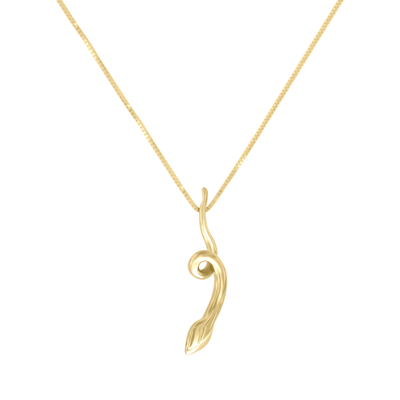 Parseltongue chain pendant