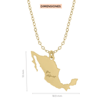 Dije "México, mi amor", Oro 14K KLAMORE