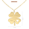 Dije con cadena Trebol de la Suerte personalizado Klamore