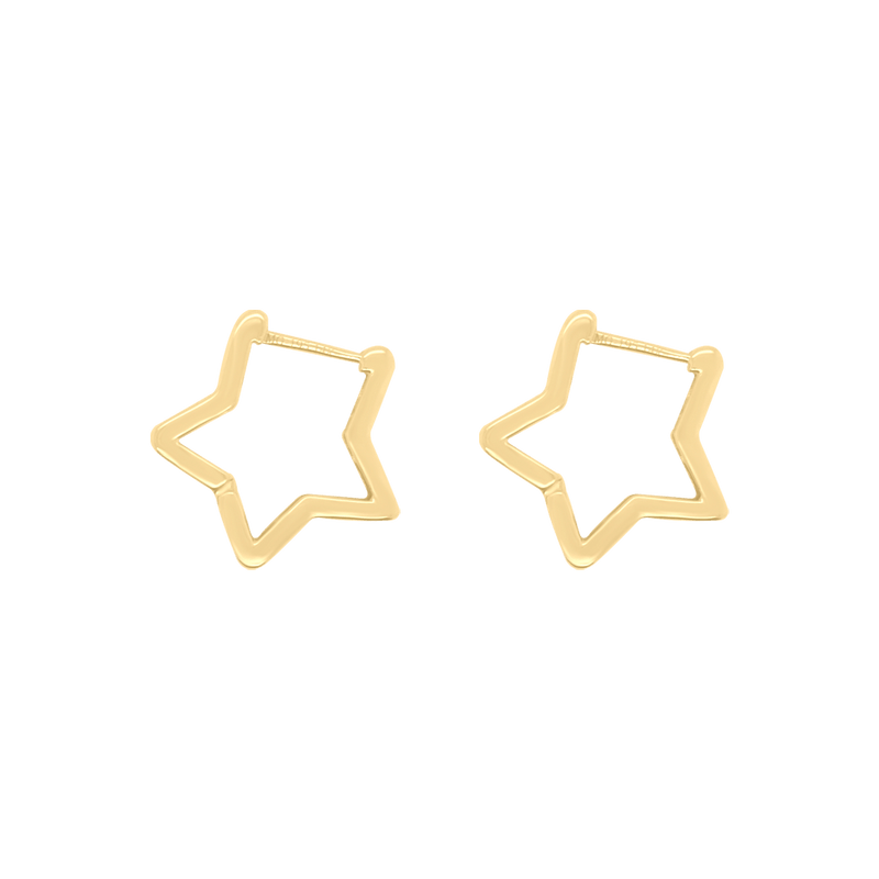 Aretes Huggies Estrella Klamore