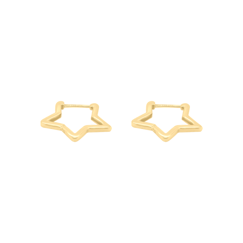 Aretes Huggies Estrella Klamore