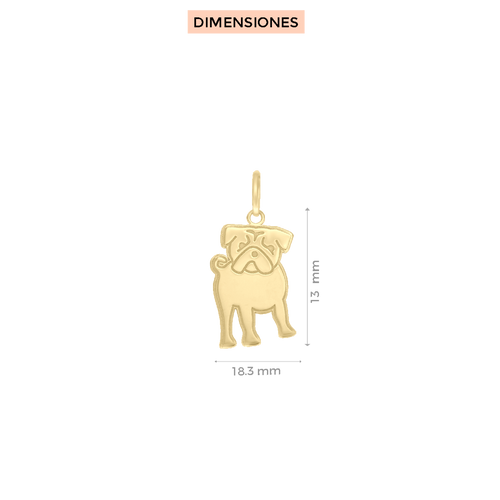 Dije Perro Pug Klamore