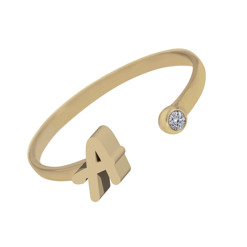 Anillo Dreaming con Inicial