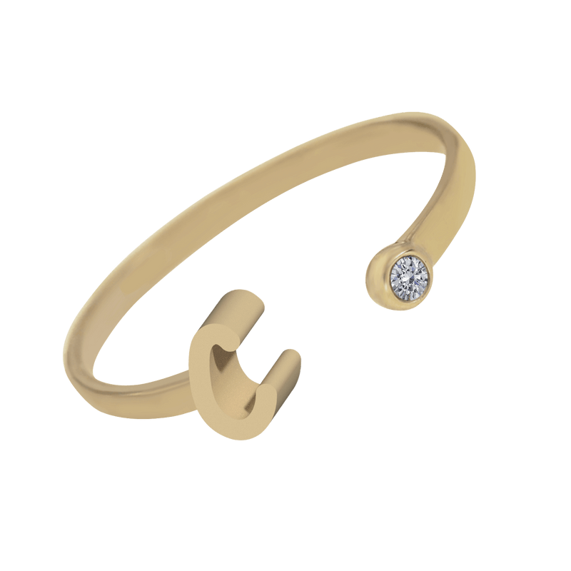 Anillo Dreaming con Inicial