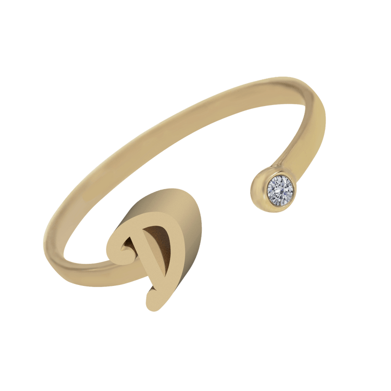 Anillo Dreaming con Inicial