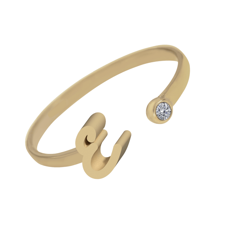 Anillo Dreaming con Inicial