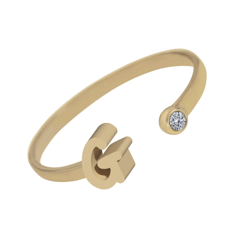 Anillo Dreaming con Inicial