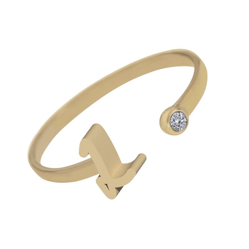 Anillo Dreaming con Inicial