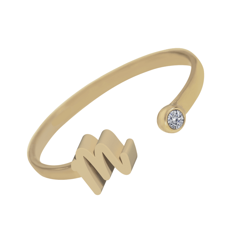 Anillo Dreaming con Inicial