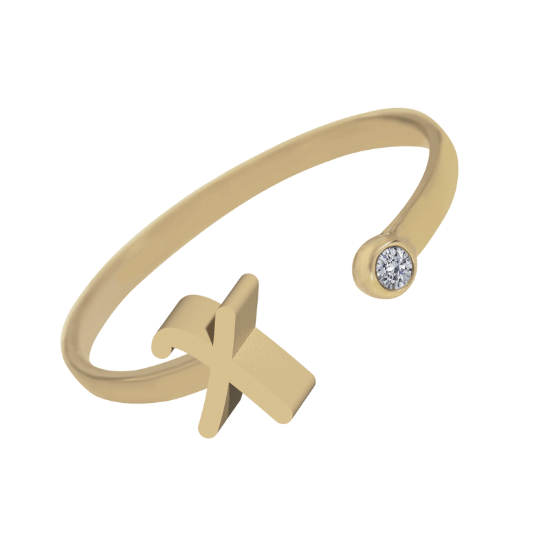 Anillo Dreaming con Inicial