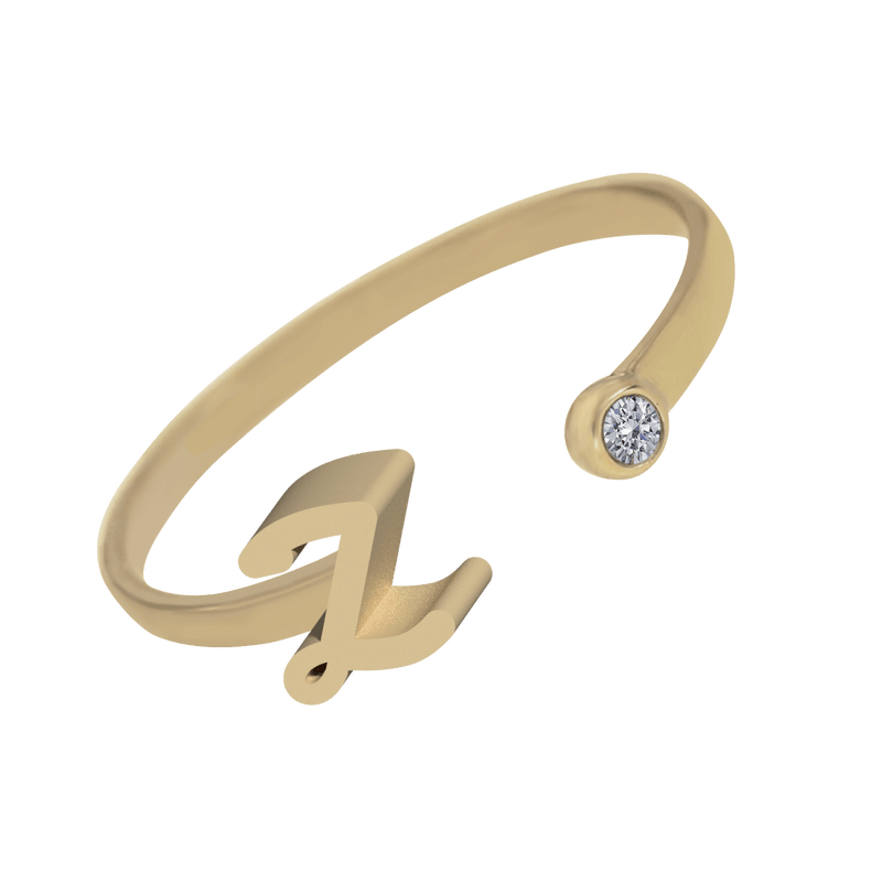Anillo Dreaming con Inicial