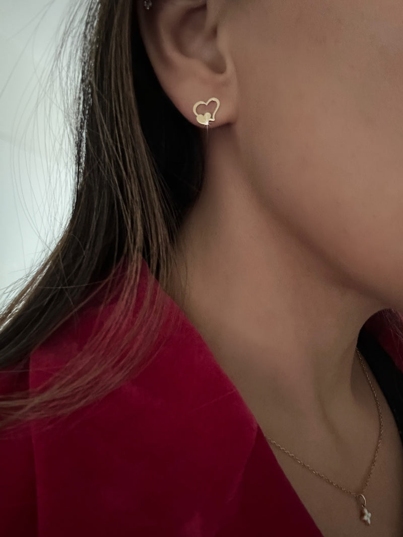Aretes Heart