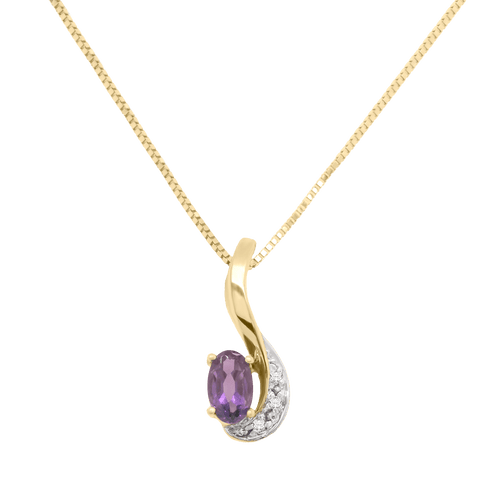 Dije con cadena Loris Semipreciosa Klamore