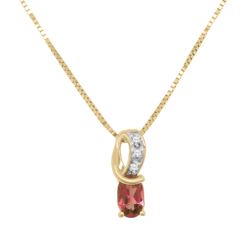 Dije con cadena Charisse Semipreciosa Klamore