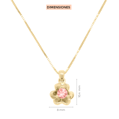 Aretes Fleur Semipreciosa Klamore