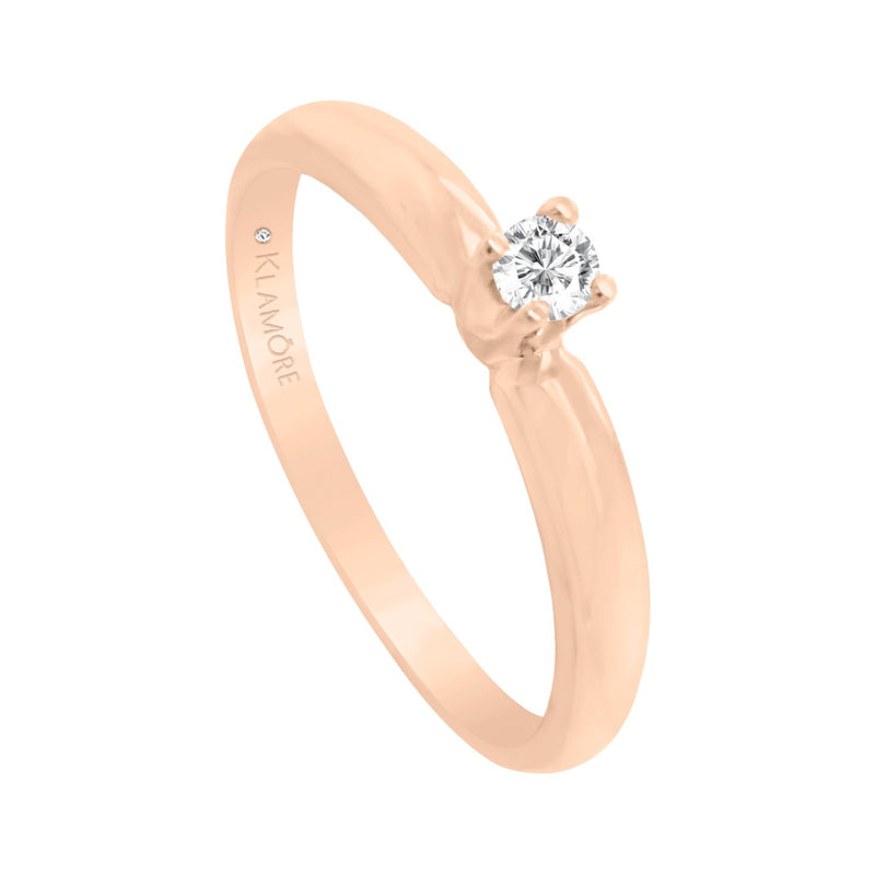 Anillo de compromiso Aryan 8 pts - KLAMORE