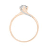 Anillo de compromiso Fernanda diamantes laterales - KLAMORE