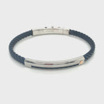 Steel bracelet with 18K detail