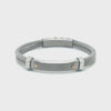 Brazalete Acero con detalle en 18K