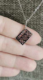 Silver Pendant .925 Papel Picado Mexico