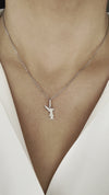 .925 Silver Angel of Independence Pendant