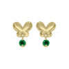 Flutur Earrings with Gem