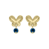 Flutur Earrings with Gem