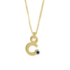 Gardenia Chain Pendant with Gem