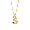 Gardenia Chain Pendant with Gem