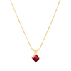 Aiden Natural Gem Pendant with Chain