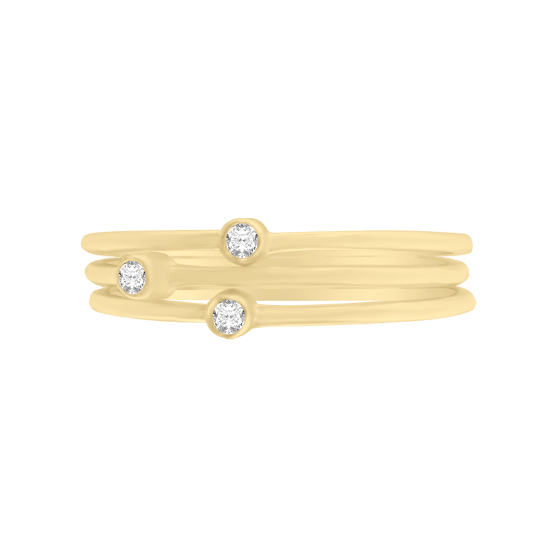 Anillo New Day 3 diamantes