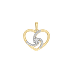 Spiral Heart Pendant