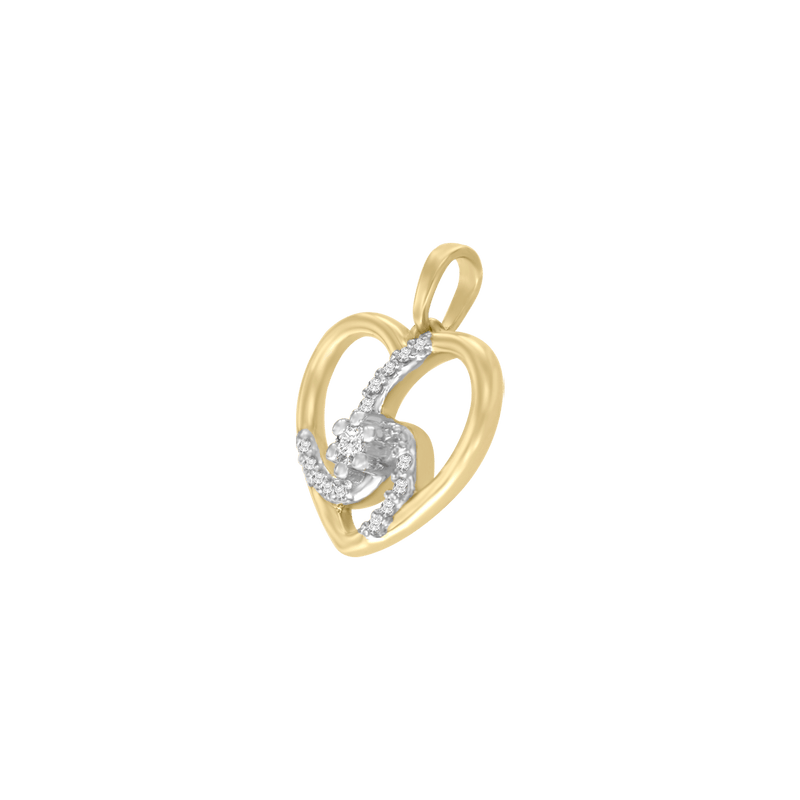 Spiral Heart Pendant