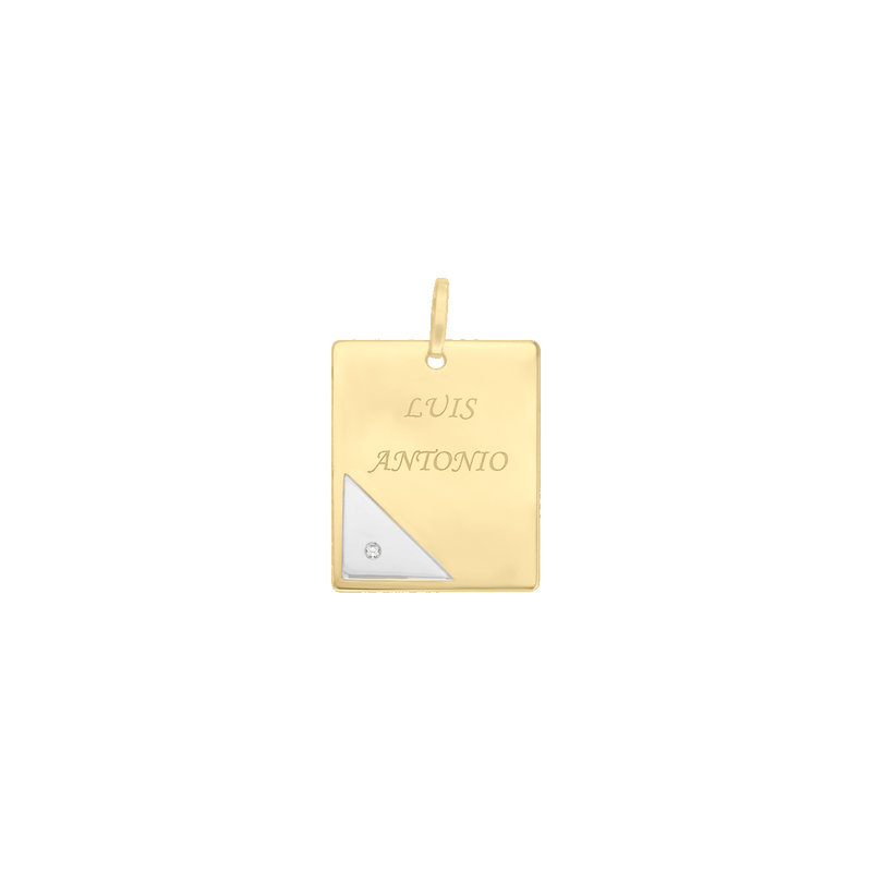 Personalized Plate Pendant
