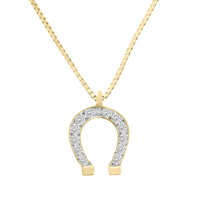 Horseshoe chain pendant