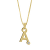 Gardenia Chain Pendant with Diamond