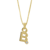 Gardenia Chain Pendant with Diamond