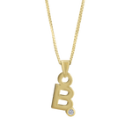 Gardenia Chain Pendant with Diamond