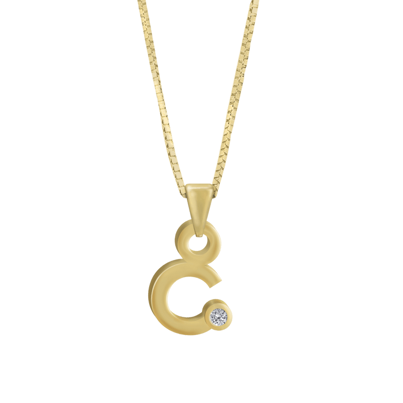 Gardenia Chain Pendant with Diamond