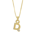 Gardenia Chain Pendant with Diamond