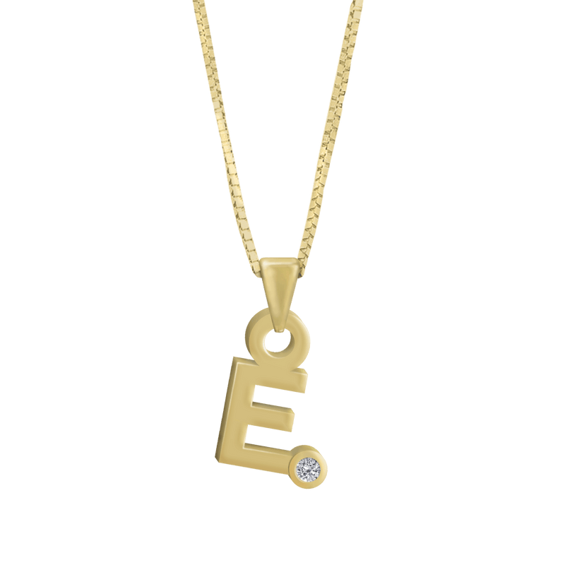 Gardenia Chain Pendant with Diamond