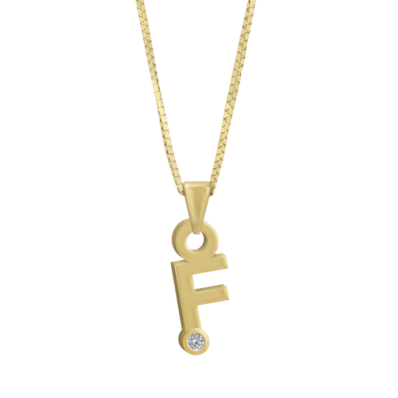 Gardenia Chain Pendant with Diamond