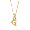 Gardenia Chain Pendant with Diamond