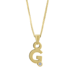 Gardenia Chain Pendant with Diamond