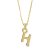 Gardenia Chain Pendant with Diamond