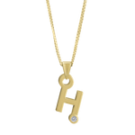 Gardenia Chain Pendant with Diamond