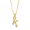 Gardenia Chain Pendant with Diamond